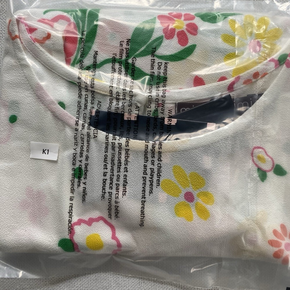 Mister Zimi Tina Lightweight Dress White Meadow Floral Sleeveless A-Line Size 8 - Picture 15 of 15